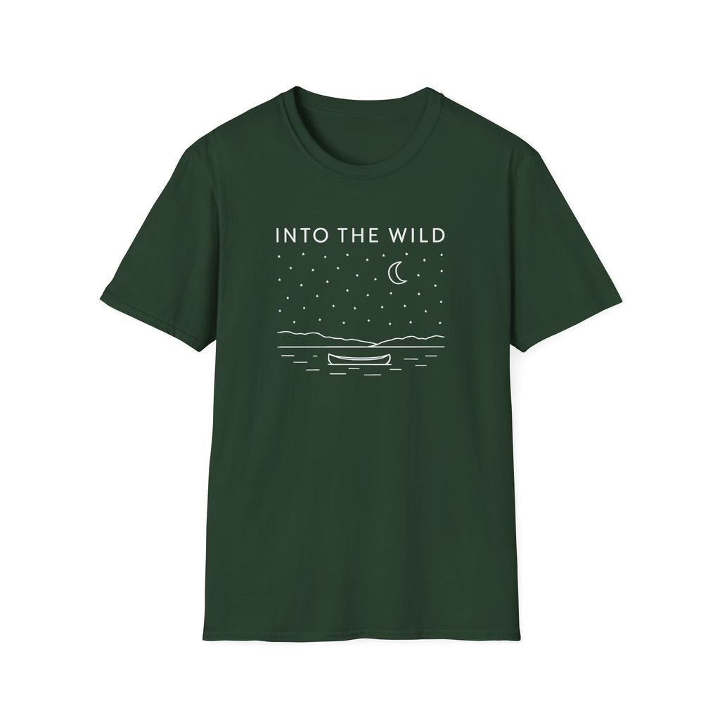Moonlit Night Boat T-Shirt